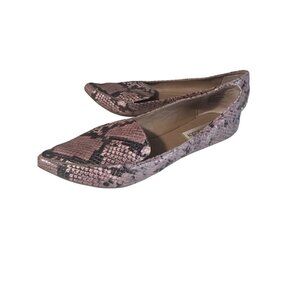 Steve Madden brown snake print flats size 8.5 M